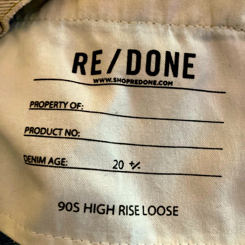 RE/DONE NWOT jeans!